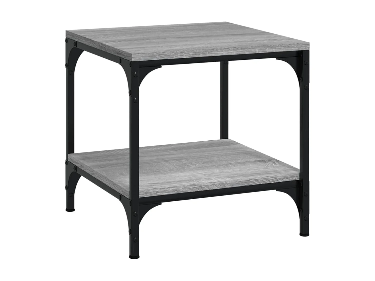 Tavolini 2pz grigio sonoma 40x40x40 cm in Legno Multistrato