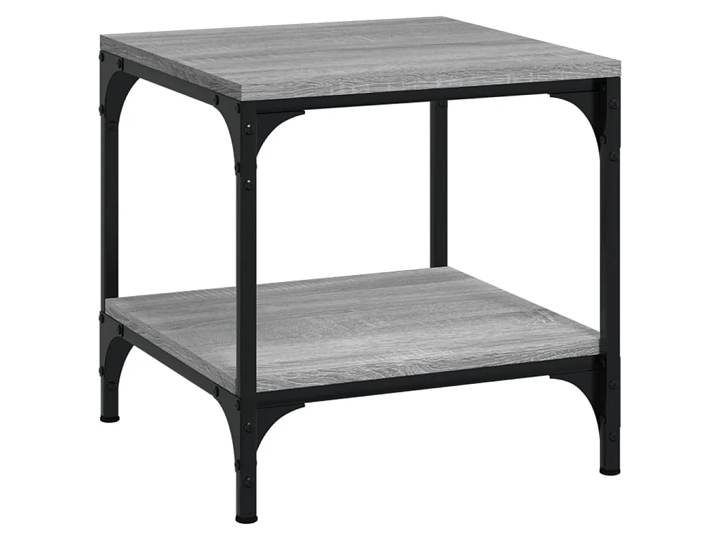 Tables d'appoint 2pcs Sonoma gris 40x40x40 cm Bois d'ingénierie