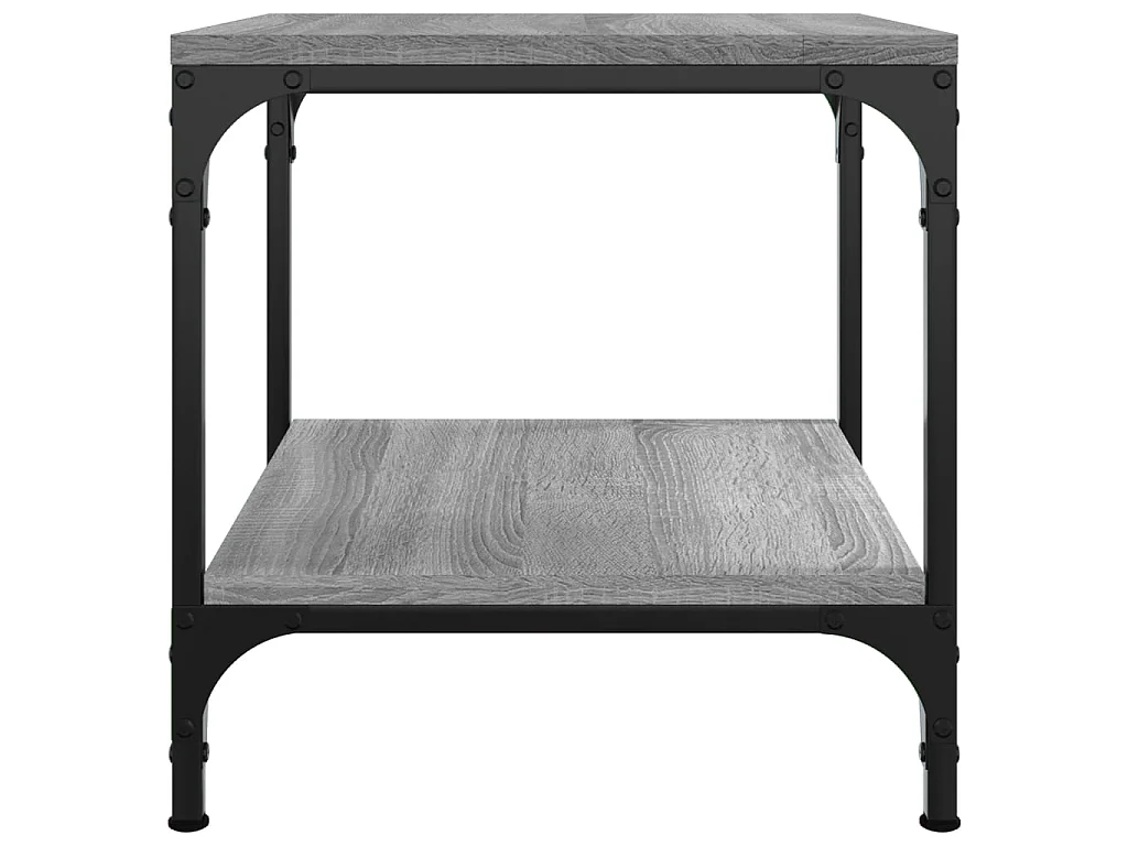 Tables d'appoint 2pcs Sonoma gris 40x40x40 cm Bois d'ingénierie