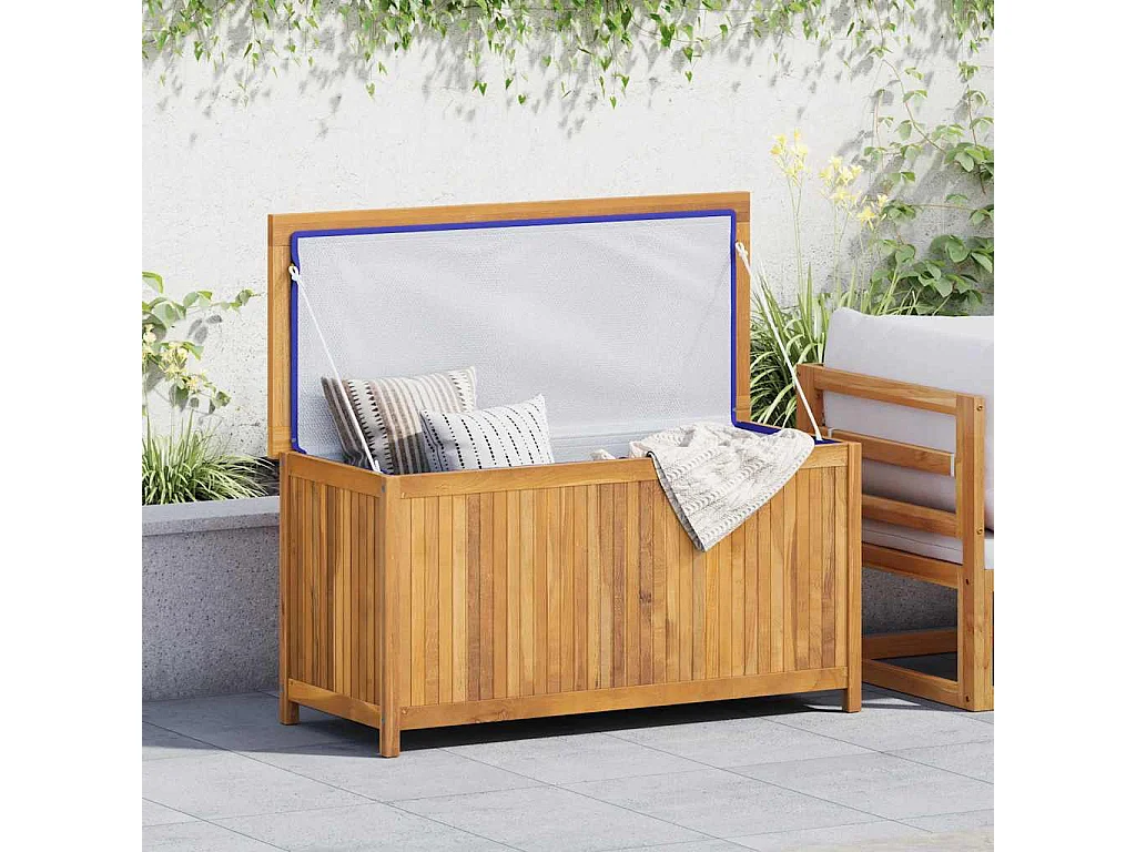 Boîte de jardin 114x50x58 cm Bois massif de teck