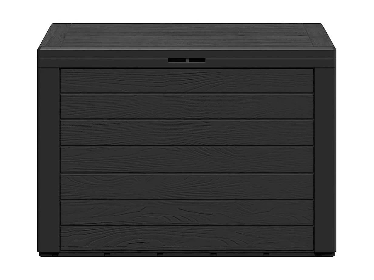 Skrzynia ogrodowa antracytowa, 78x44x55 cm