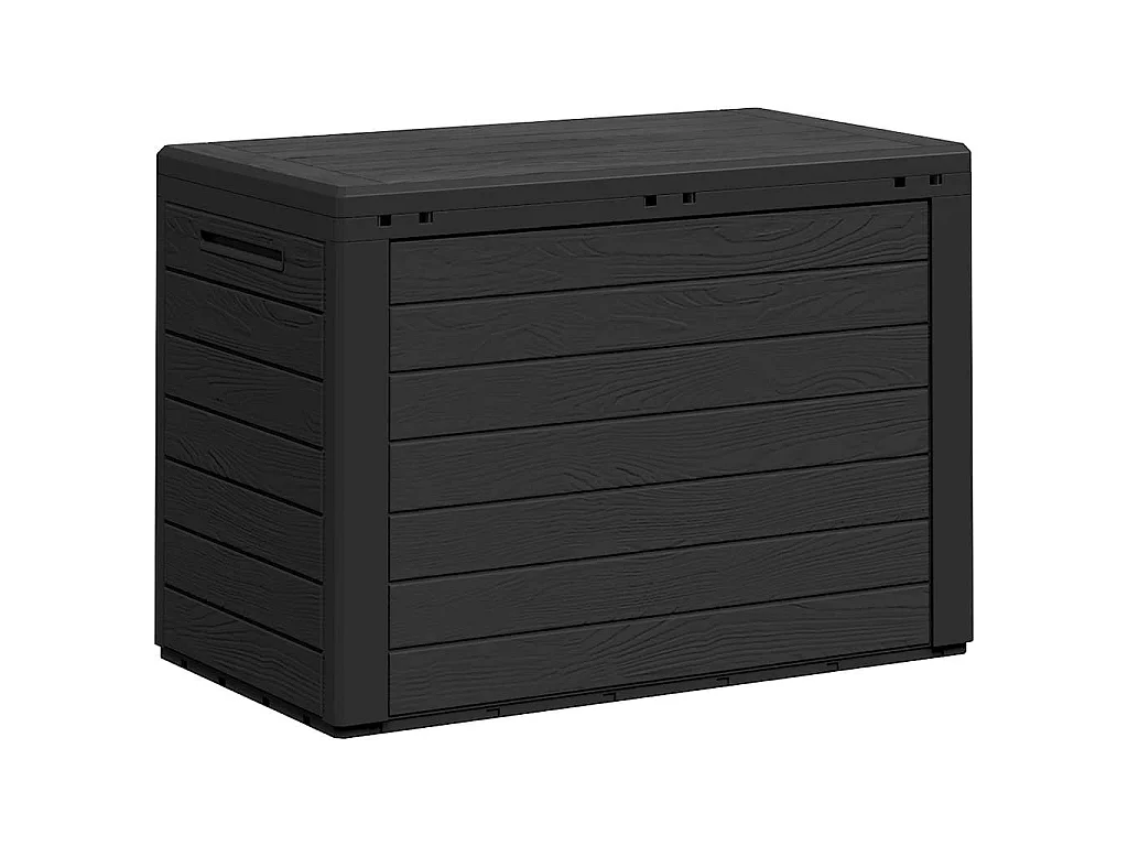 Boîte de rangement de jardin Anthracite 78x44x55 cm