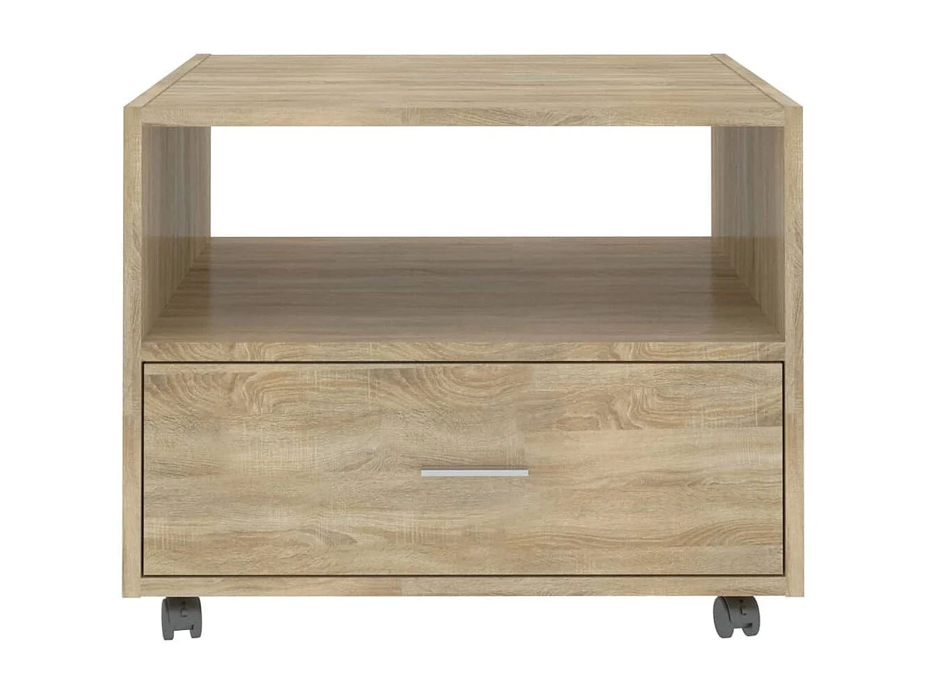 Table basse chêne sonoma 55x55x40 cm bois d'ingénierie