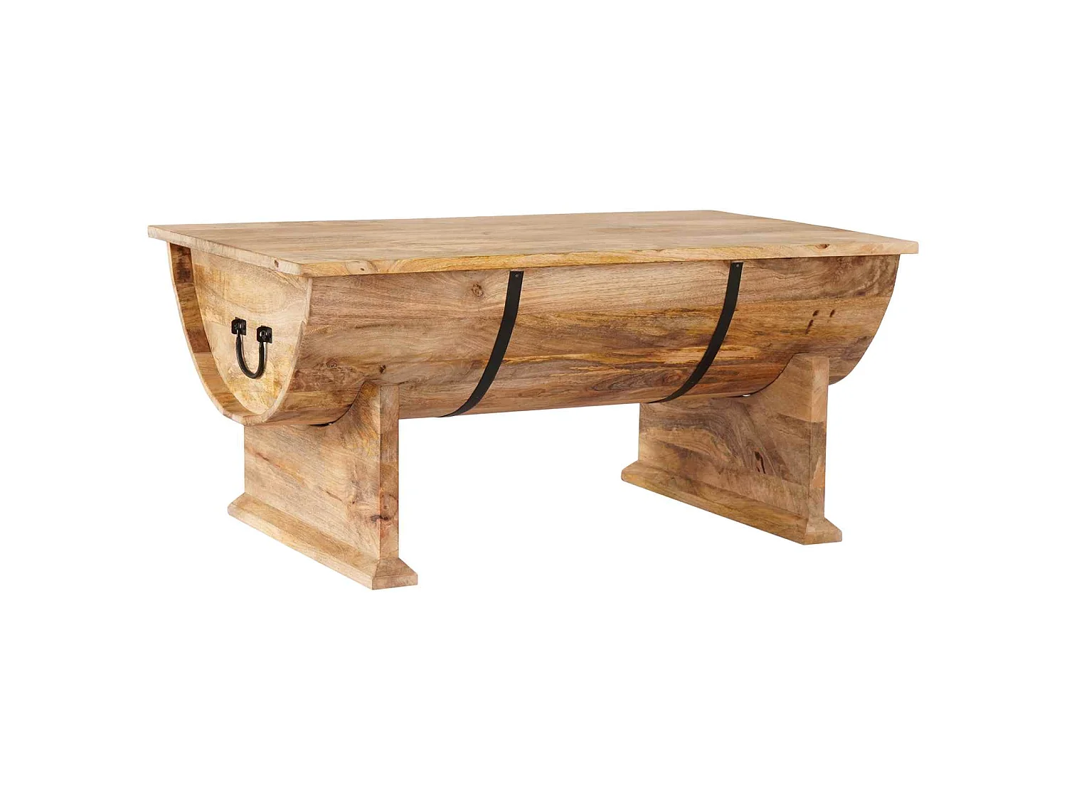 Salontafel 88x50x40 cm massief mangohout
