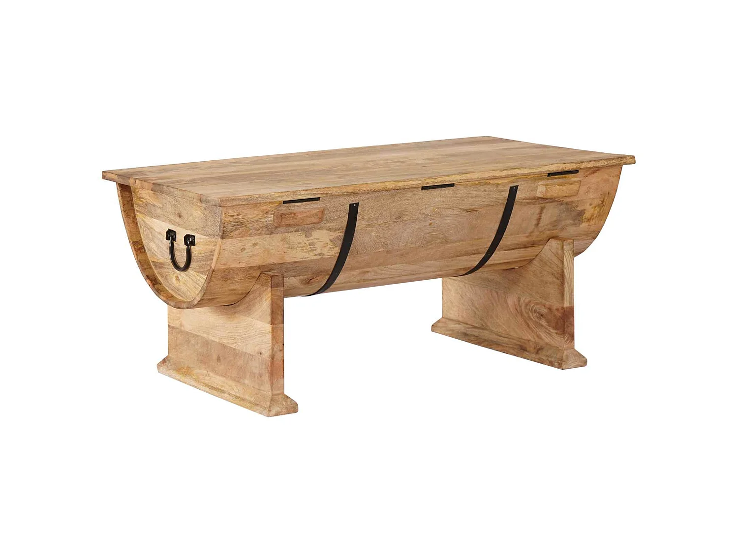 Salontafel 88x50x40 cm massief mangohout