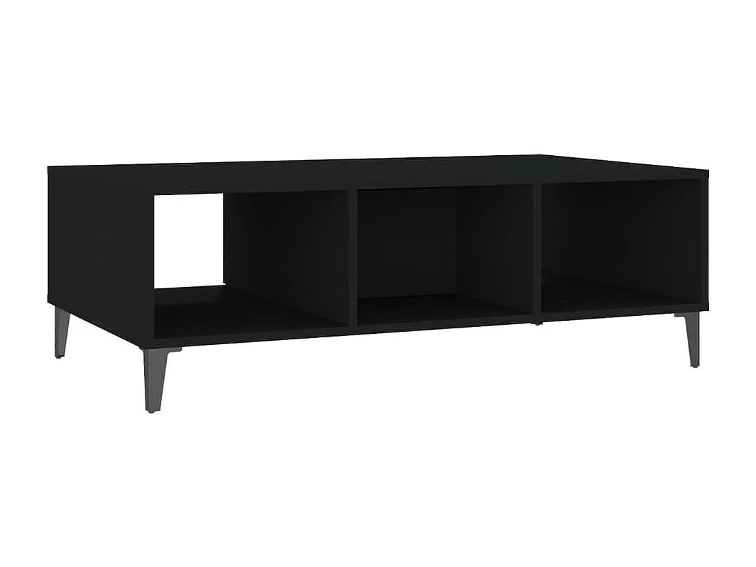 Couchtisch Schwarz 103,5x60x35 cm Holzwerkstoff