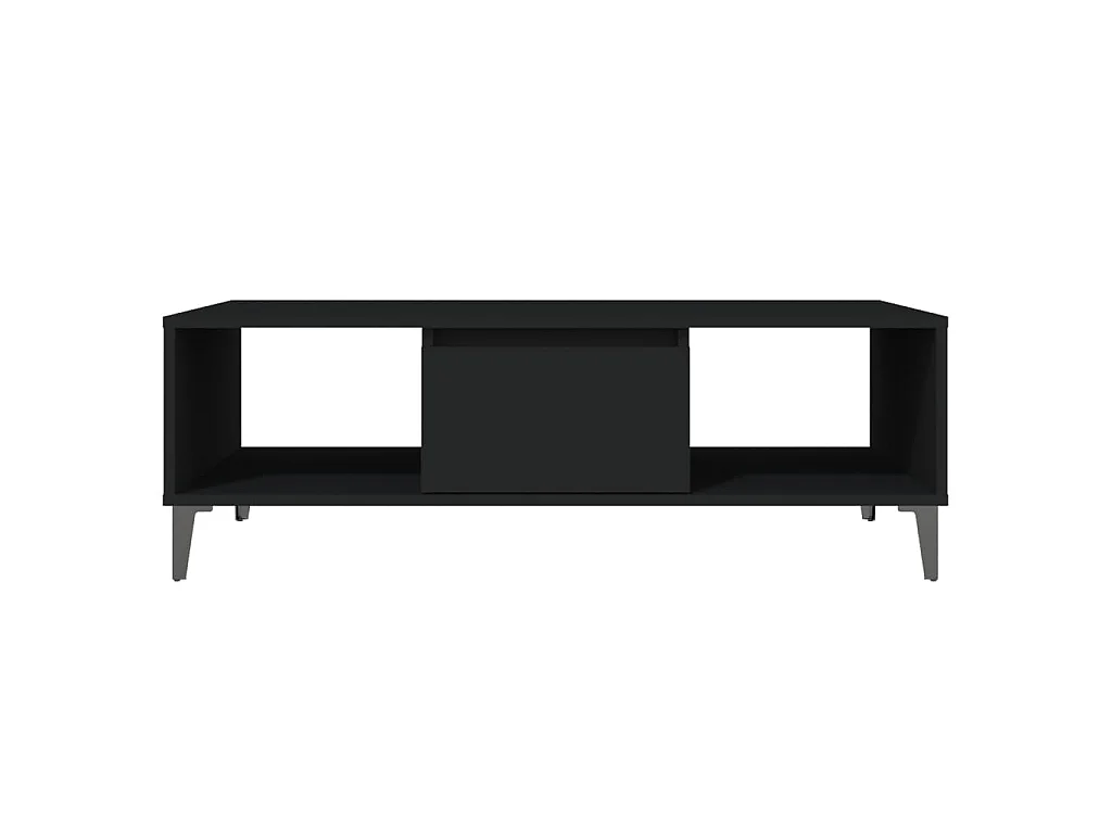 Salontafel 103,5x60x35 cm bewerkt hout zwart