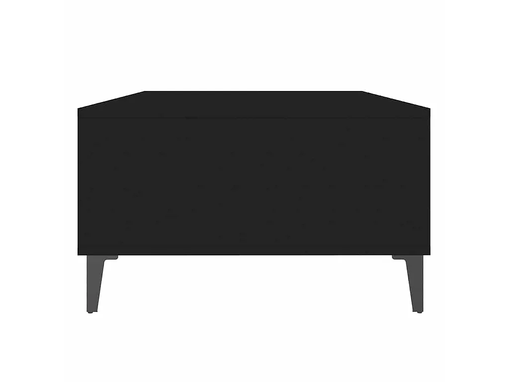 Table basse noir 103,5x60x35 cm bois d'ingénierie