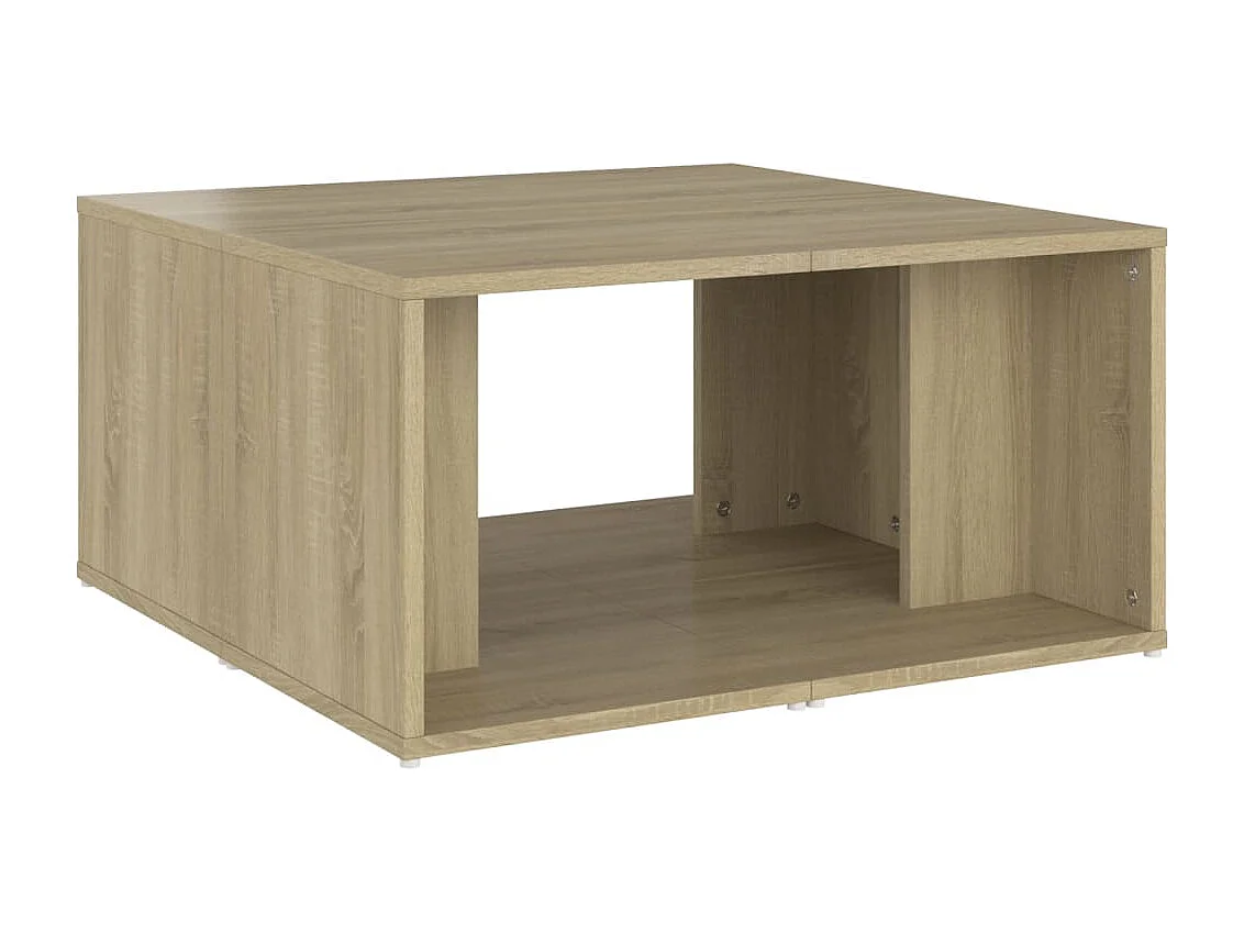 Tables basses 4 pcs chêne Sonoma 33x33x33 cm bois d'ingénierie