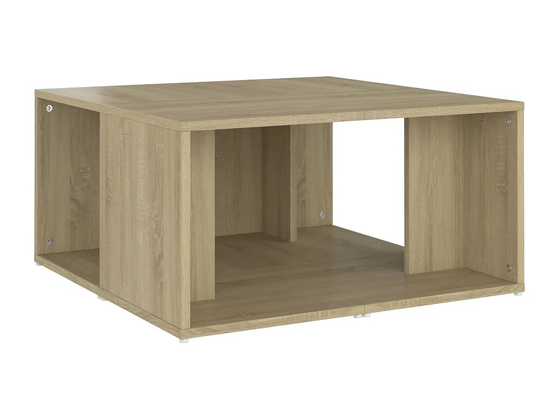 Tables basses 4 pcs chêne Sonoma 33x33x33 cm bois d'ingénierie