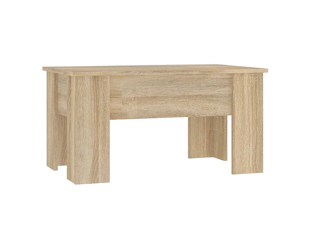 Tavolino da Salotto Rovere Sonoma 79x49x41 cm Legno Multistrato