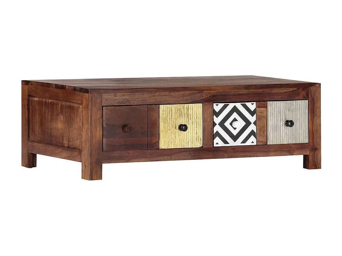 Salontafel 90x50x30 cm massief acaciahout