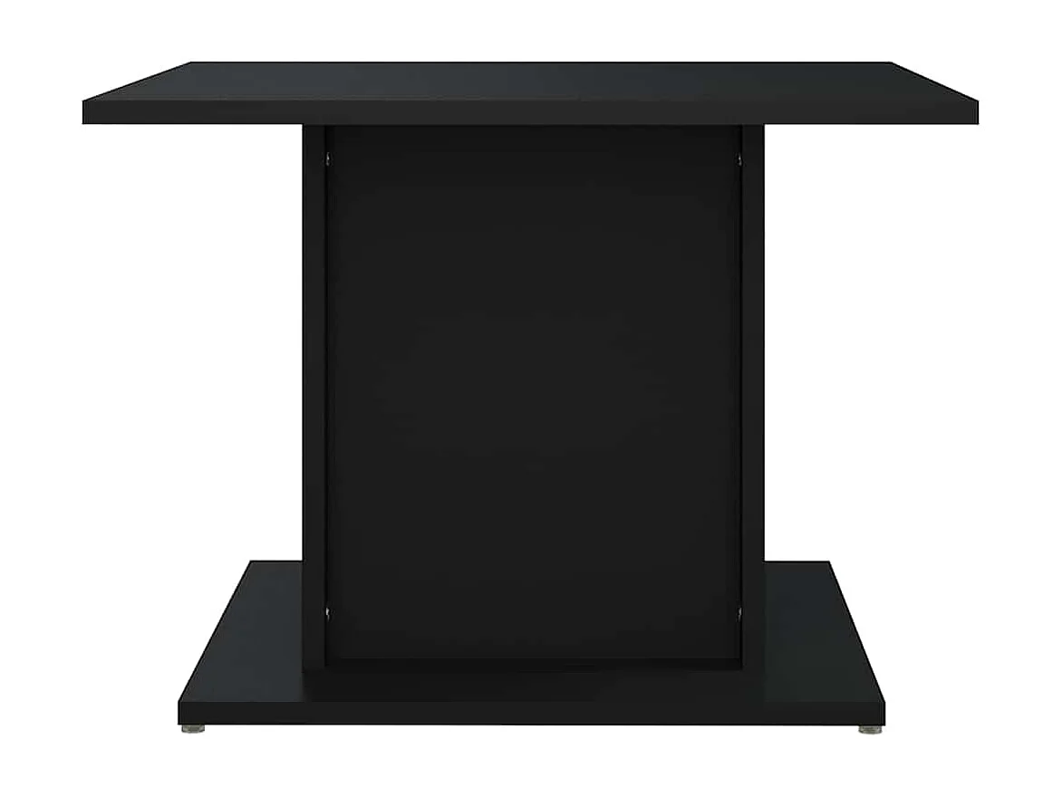 Table basse noir 55,5x55,5x40 cm bois d'ingénierie