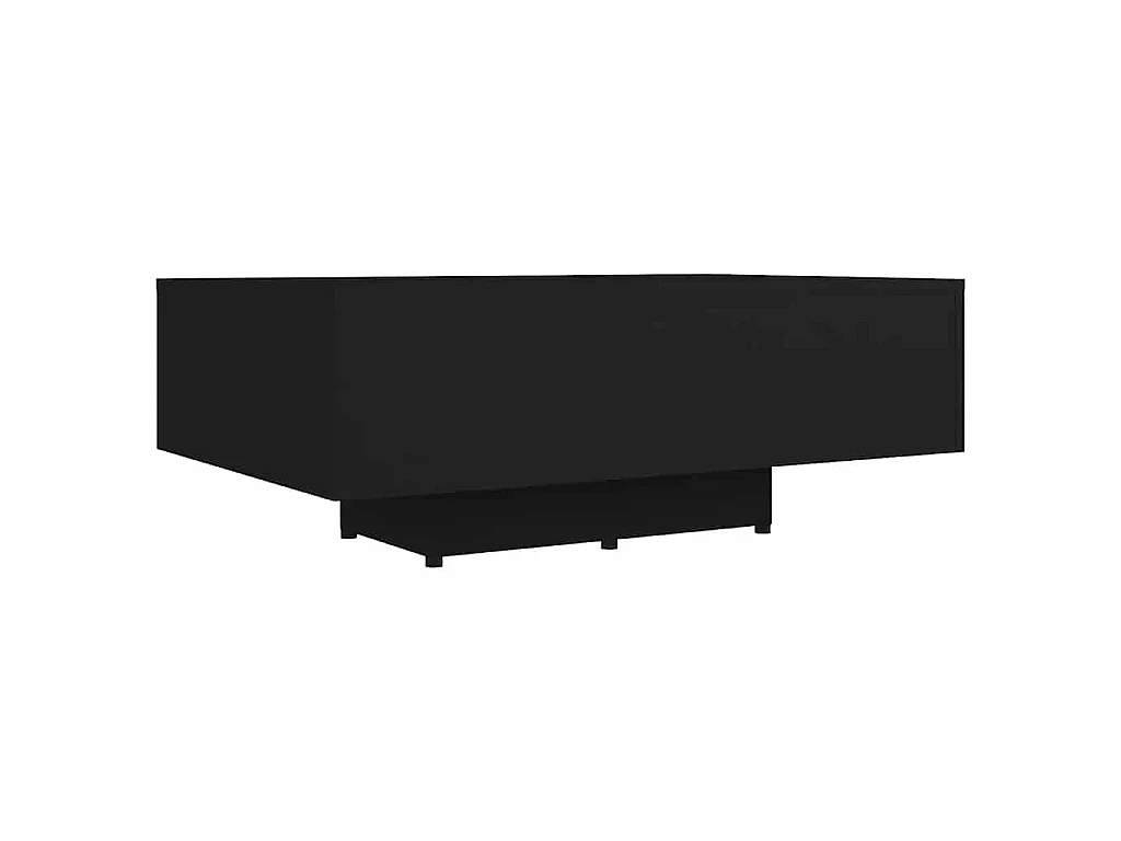 Salontafel 85x55x31 cm bewerkt hout zwart