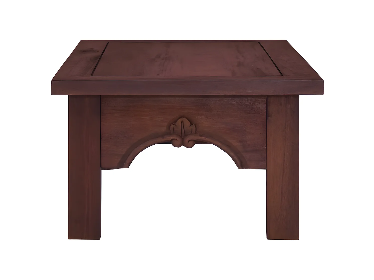 Table basse Marron classique 100x50x30 cm Bois d'acajou massif