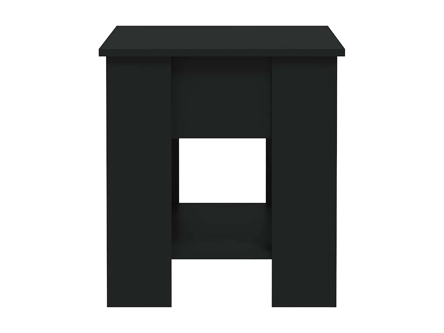 Salontafel 101x49x52 cm bewerkt hout zwart