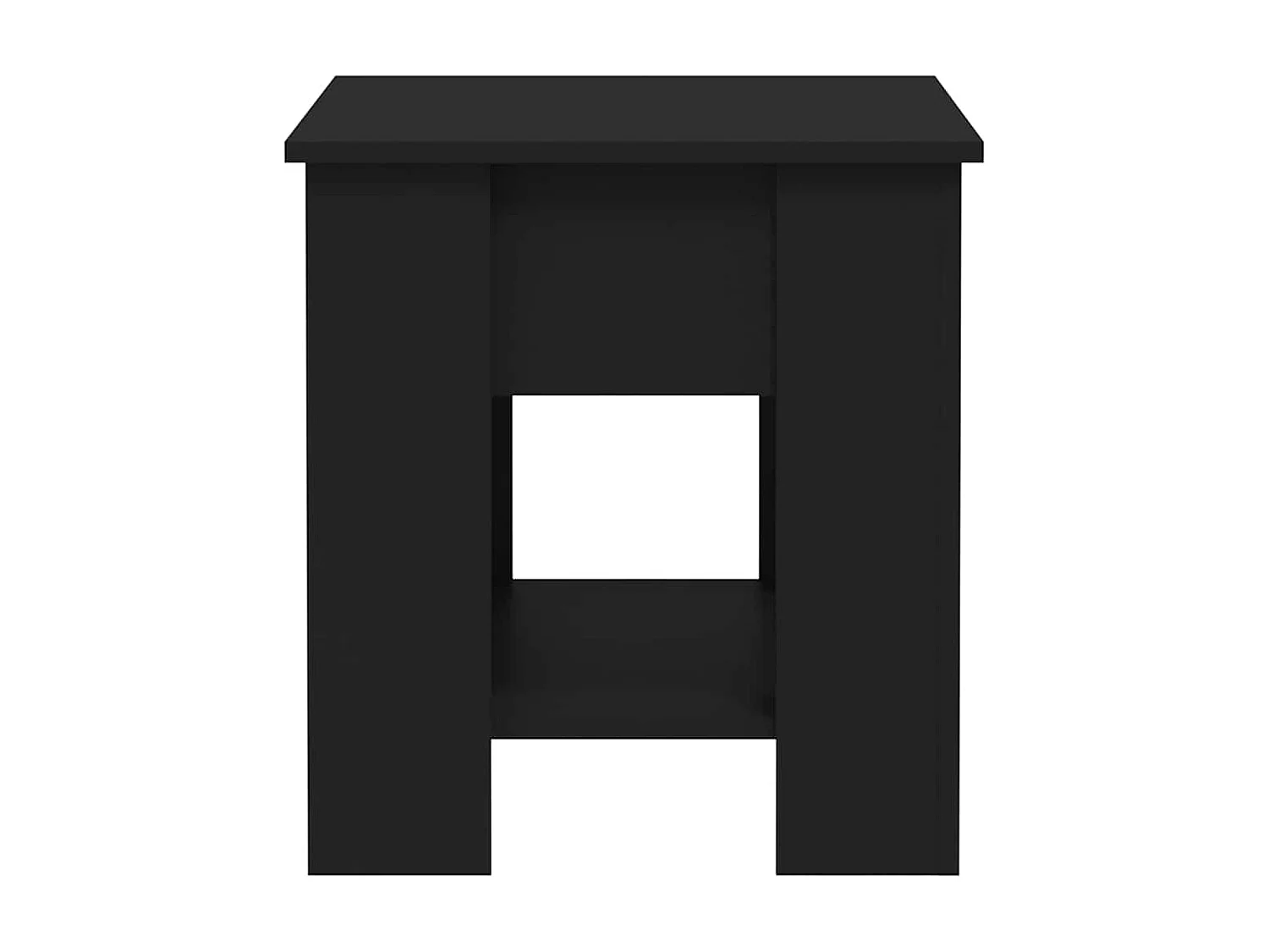 Table basse noir 101x49x52 cm bois d'ingénierie