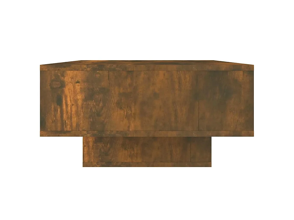 Table basse Chêne fumé 105x55x32 cm Bois d'ingénierie
