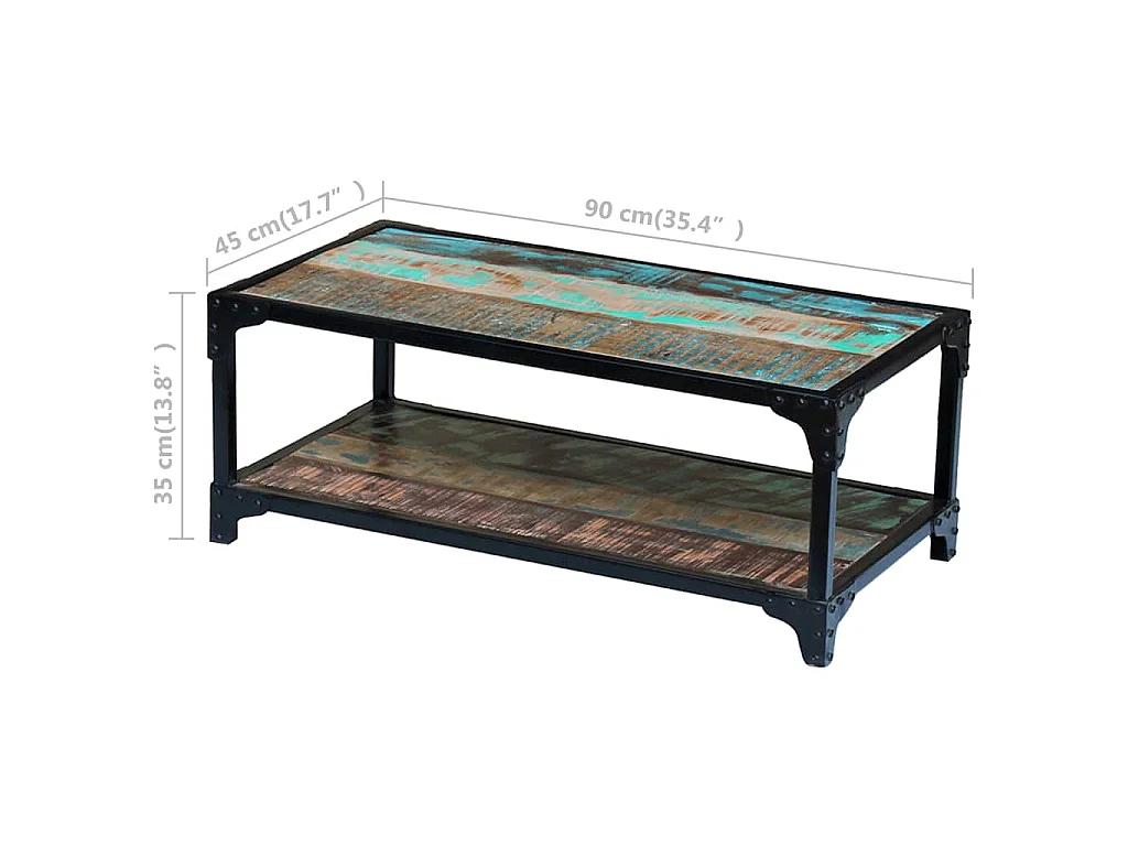Table basse Bois de récupération massif
