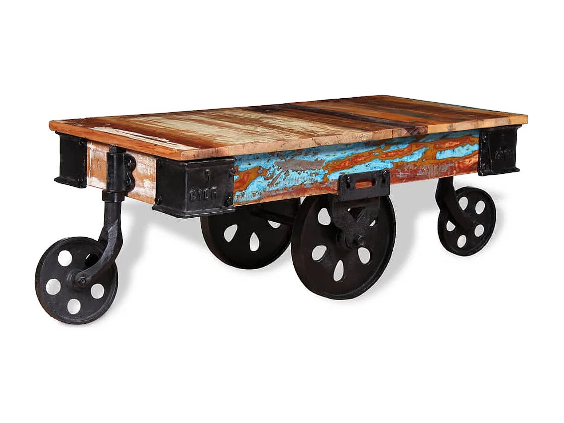 Table basse Bois de récupération 90x45x35 cm