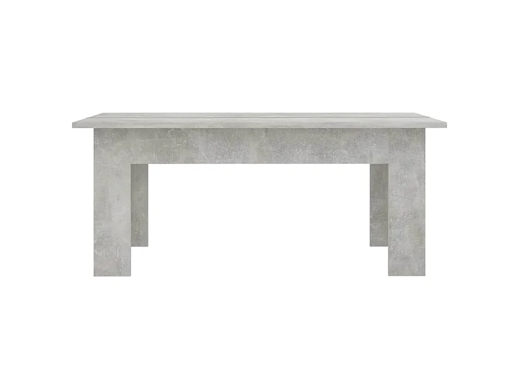 Table basse Gris béton 100x60x42 cm Bois d’ingénierie