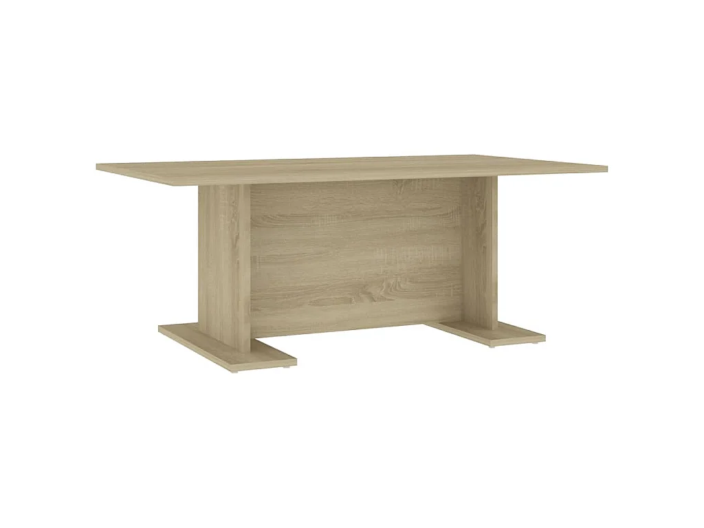 Table basse chêne sonoma 103,5x60x40 cm bois d'ingénierie