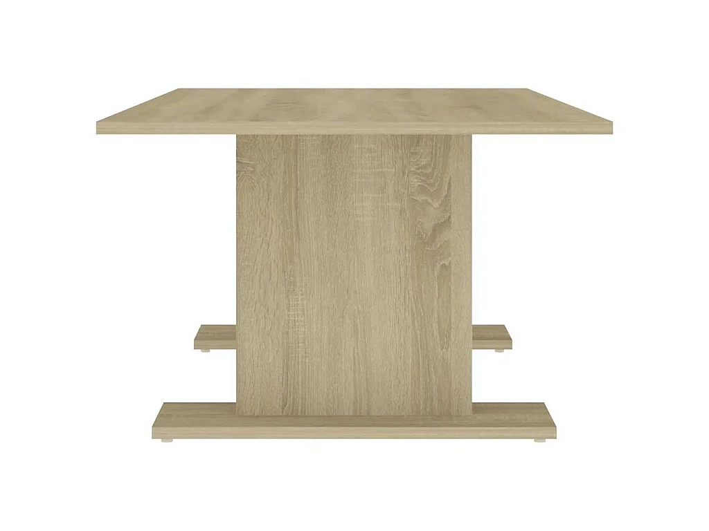 Table basse chêne sonoma 103,5x60x40 cm bois d'ingénierie