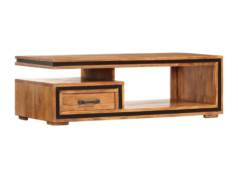 Couchtisch Massivholz Akazie 100x45x33 cm