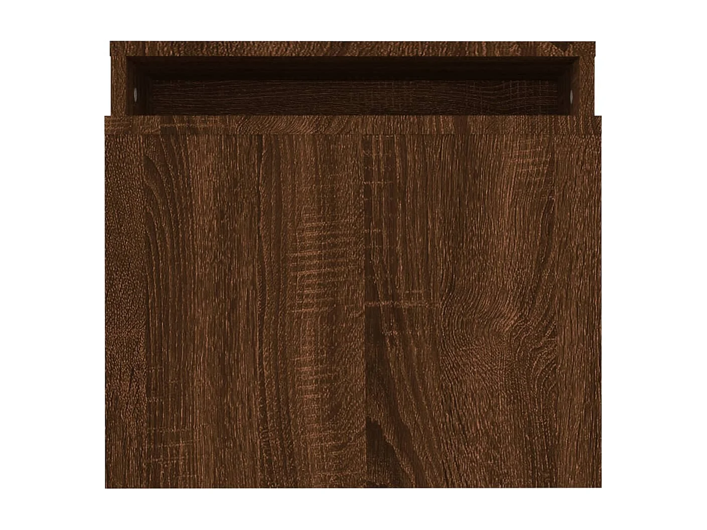 Salontafelset 100x48x40 cm bewerkt hout bruin eikenkleur