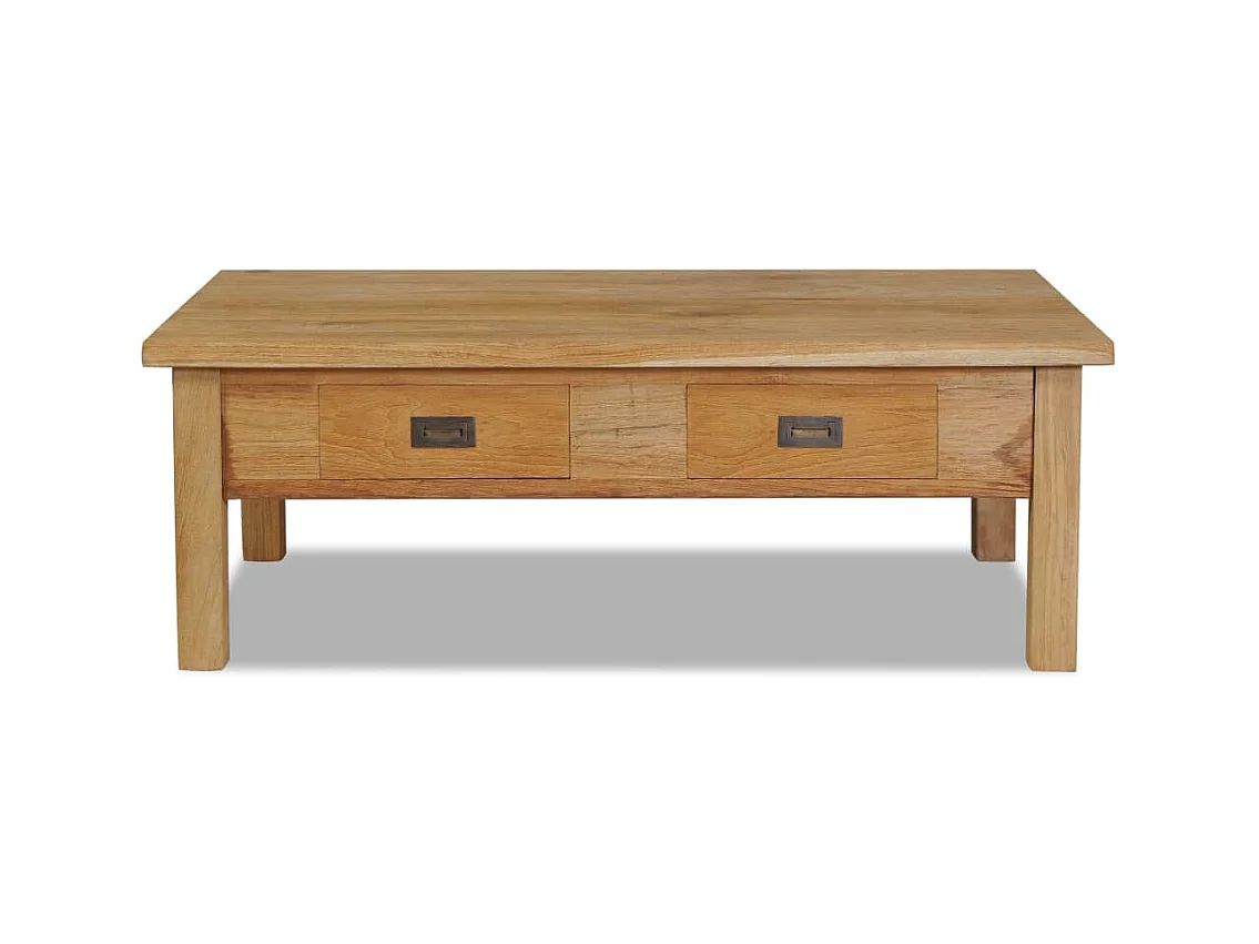 Couchtisch Massivholz Teak 100x60x35 cm