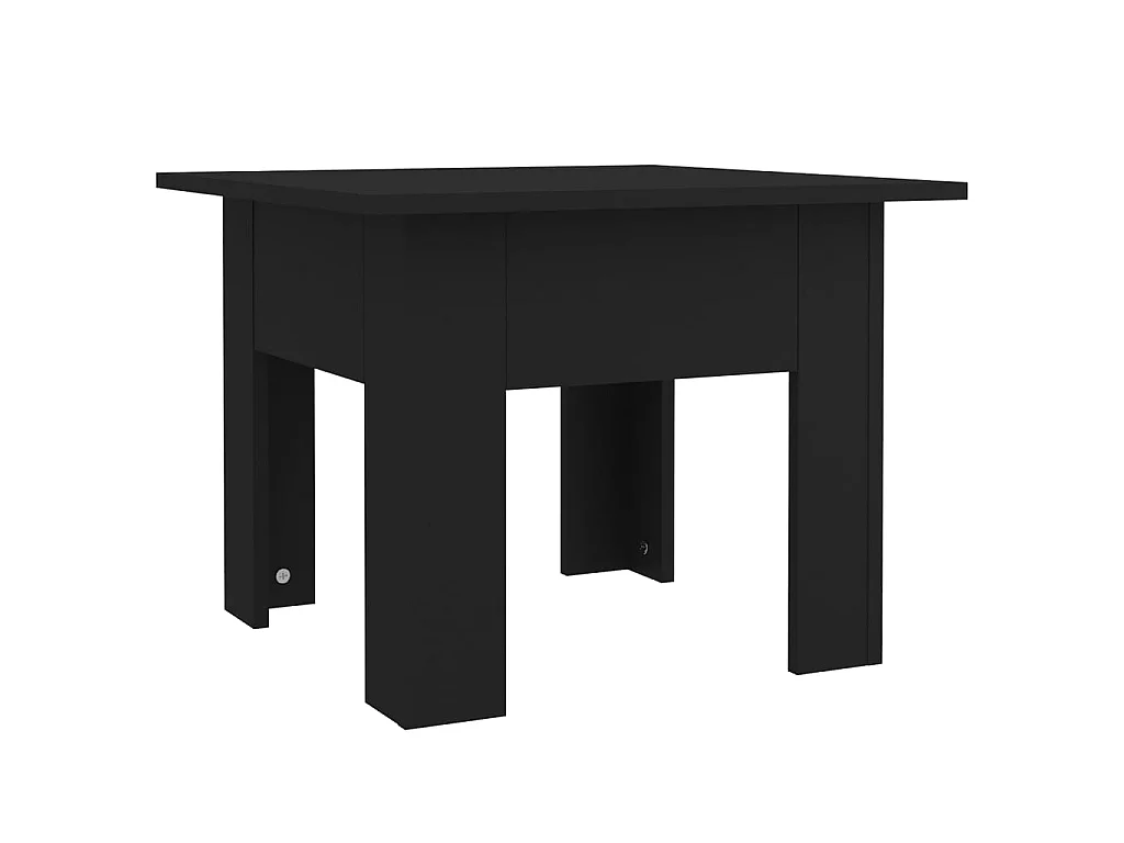Couchtisch Schwarz 55x55x42 cm Holzwerkstoff