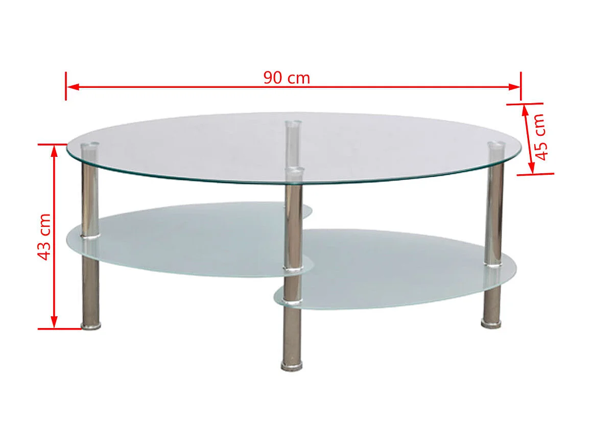 Couchtisch im exklusivem Design Weiß