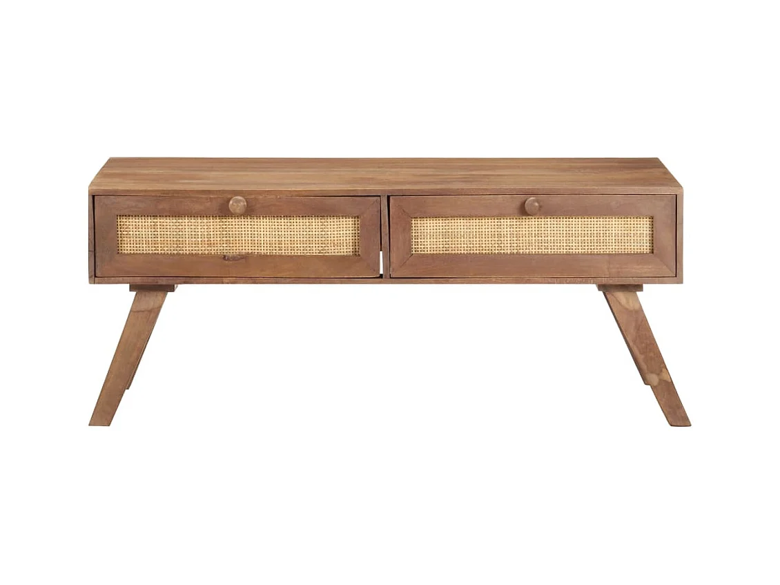 Couchtisch 100x60x40 cm Mango Massivholz