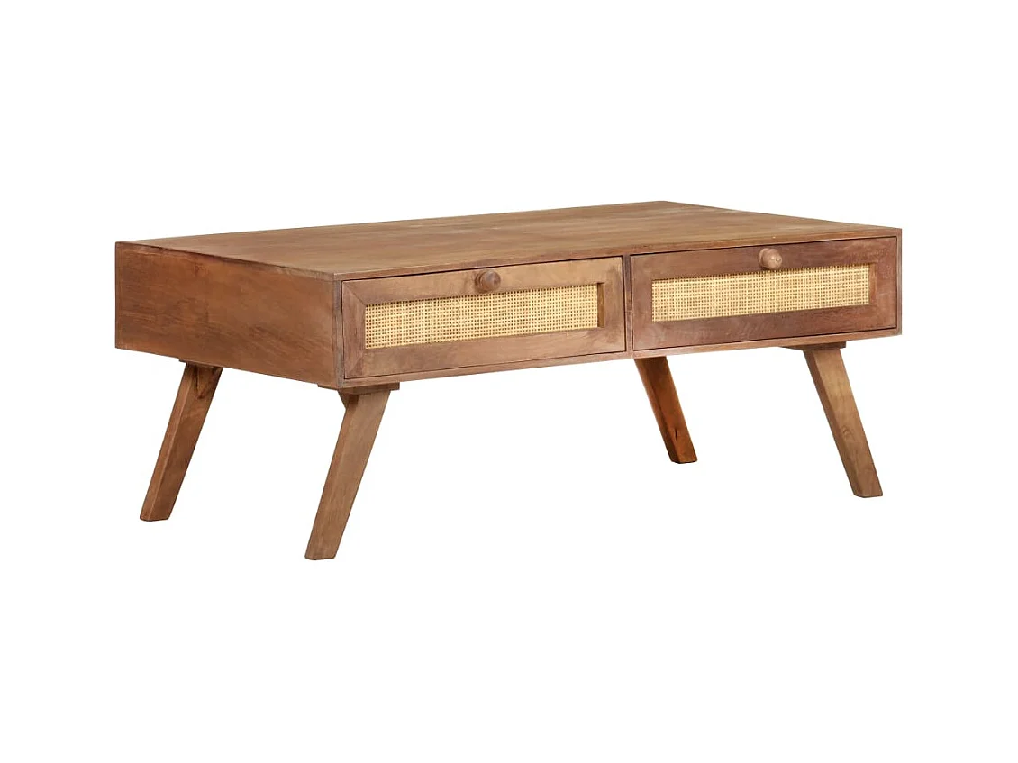 Couchtisch 100x60x40 cm Mango Massivholz