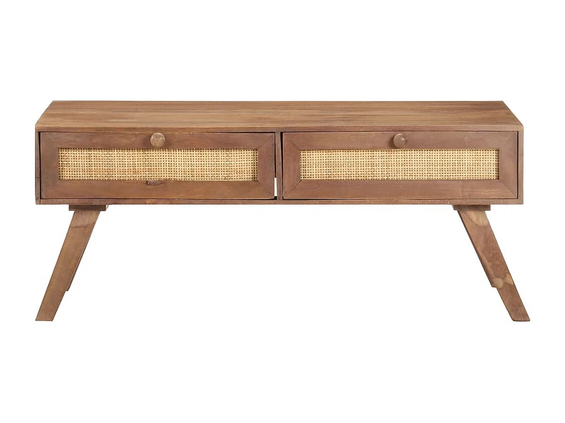Couchtisch 100x60x40 cm Mango Massivholz