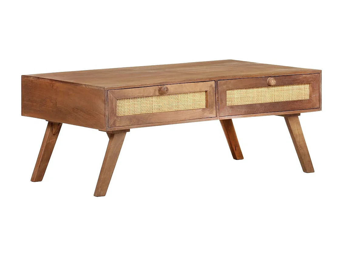 Couchtisch 100x60x40 cm Mango Massivholz