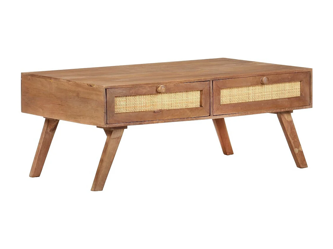Couchtisch 100x60x40 cm Mango Massivholz