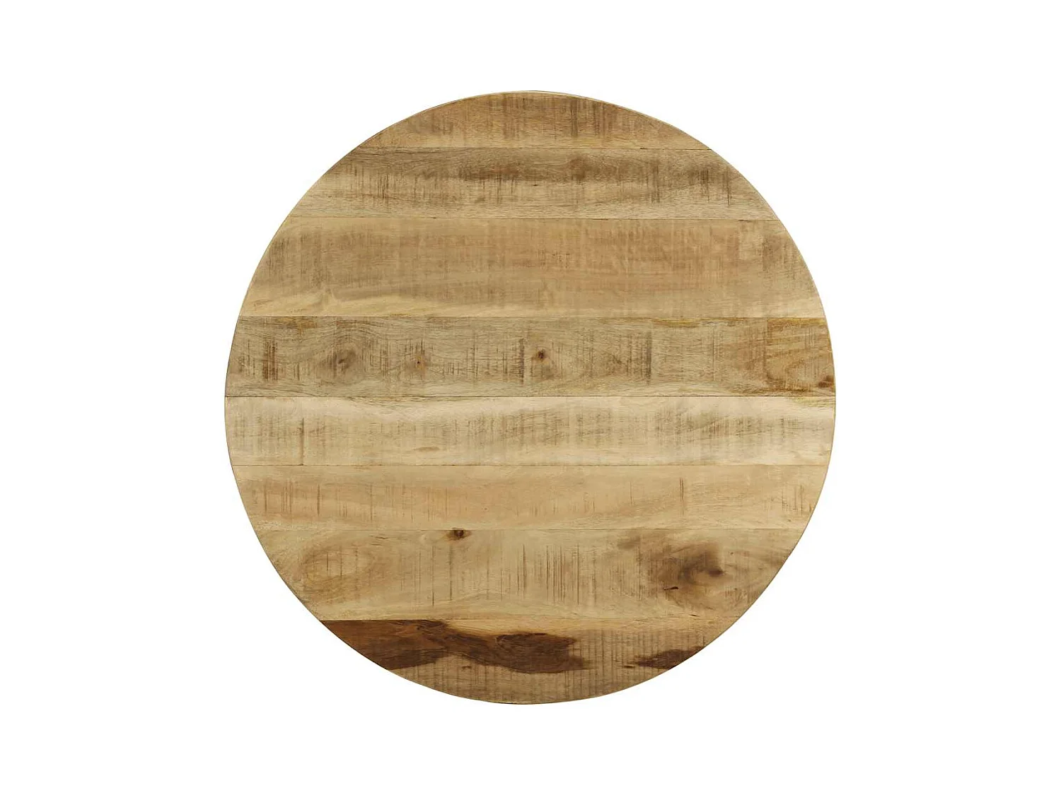 Table basse Bois massif de manguier brut 65x32 cm