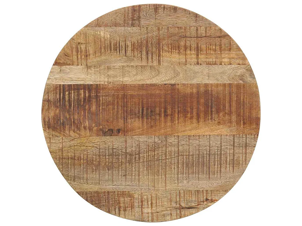 Tables gigognes 2 pcs Bois de manguier brut
