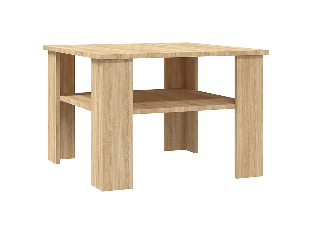 Couchtisch Sonoma-Eiche 60x60x42 cm Holzwerkstoff