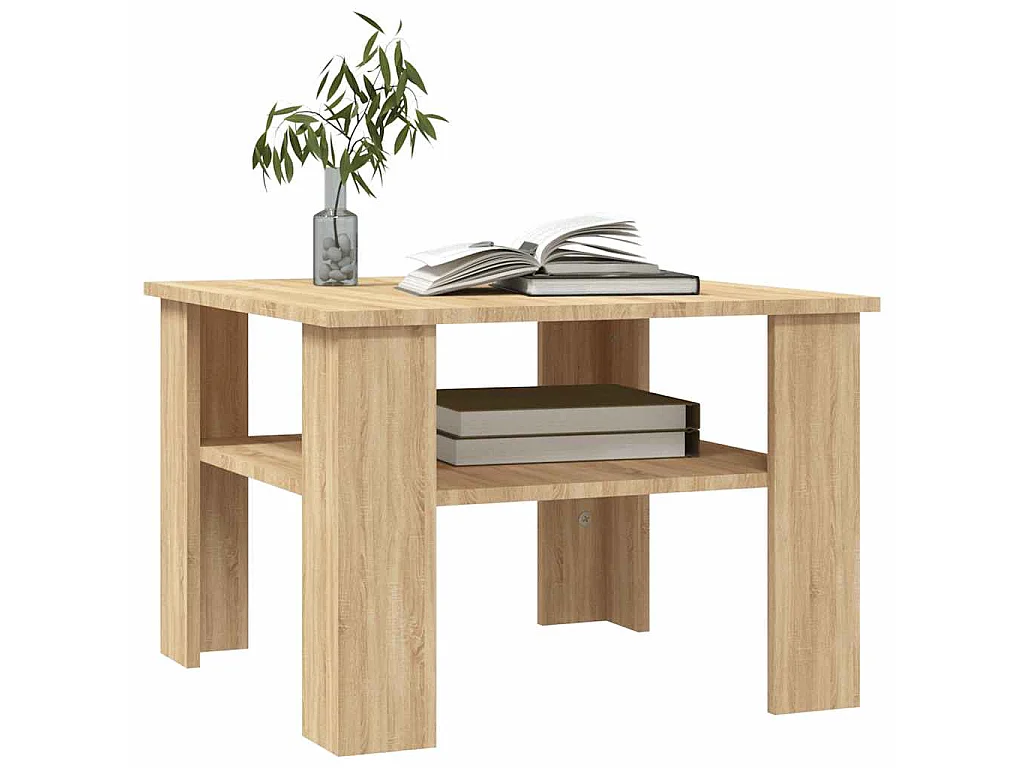 Couchtisch Sonoma-Eiche 60x60x42 cm Holzwerkstoff