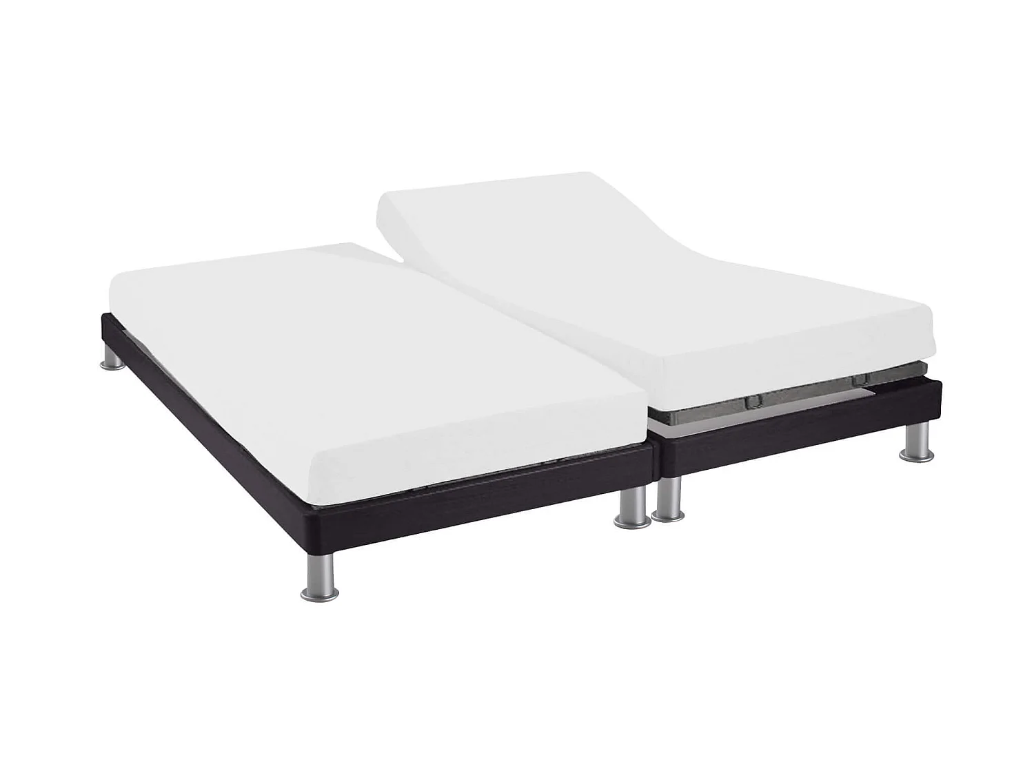 Drap housse pour lit articulé 2x70x190 blanc 100% coton biologique Terre de Nuit