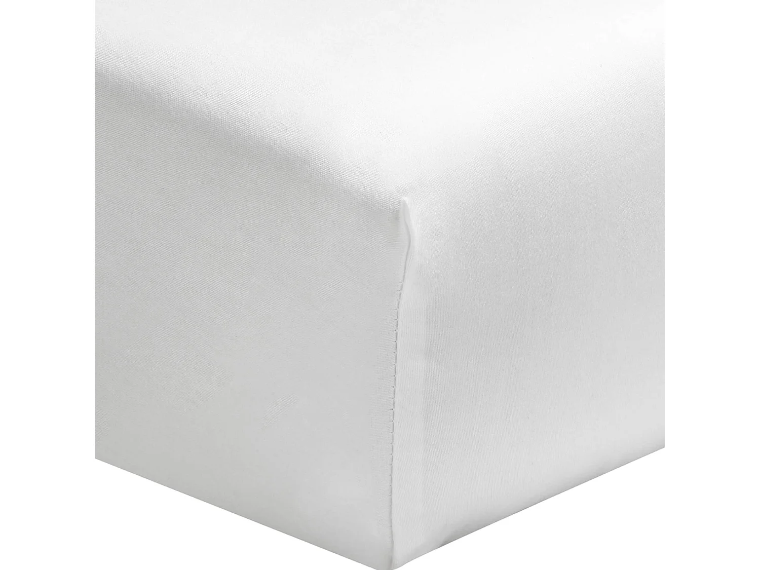Drap housse pour lit articulé 2x70x190 blanc 100% coton biologique Terre de Nuit
