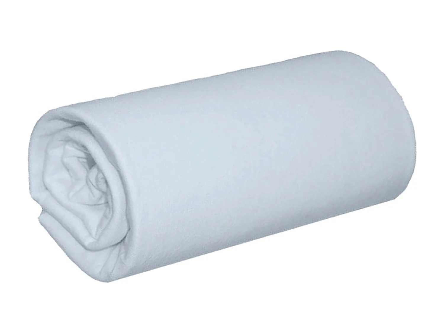 Drap housse bleu jersey coton Lycra Tencel 150x200