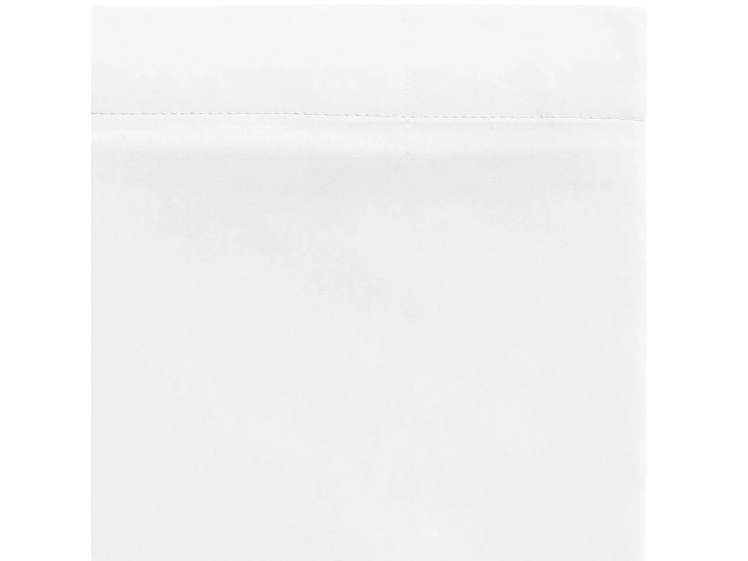 Drap plat blanc 100% satin de coton 180x290 cm