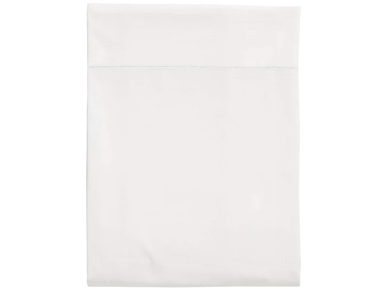 Drap plat percale blanc 270x310 cm
