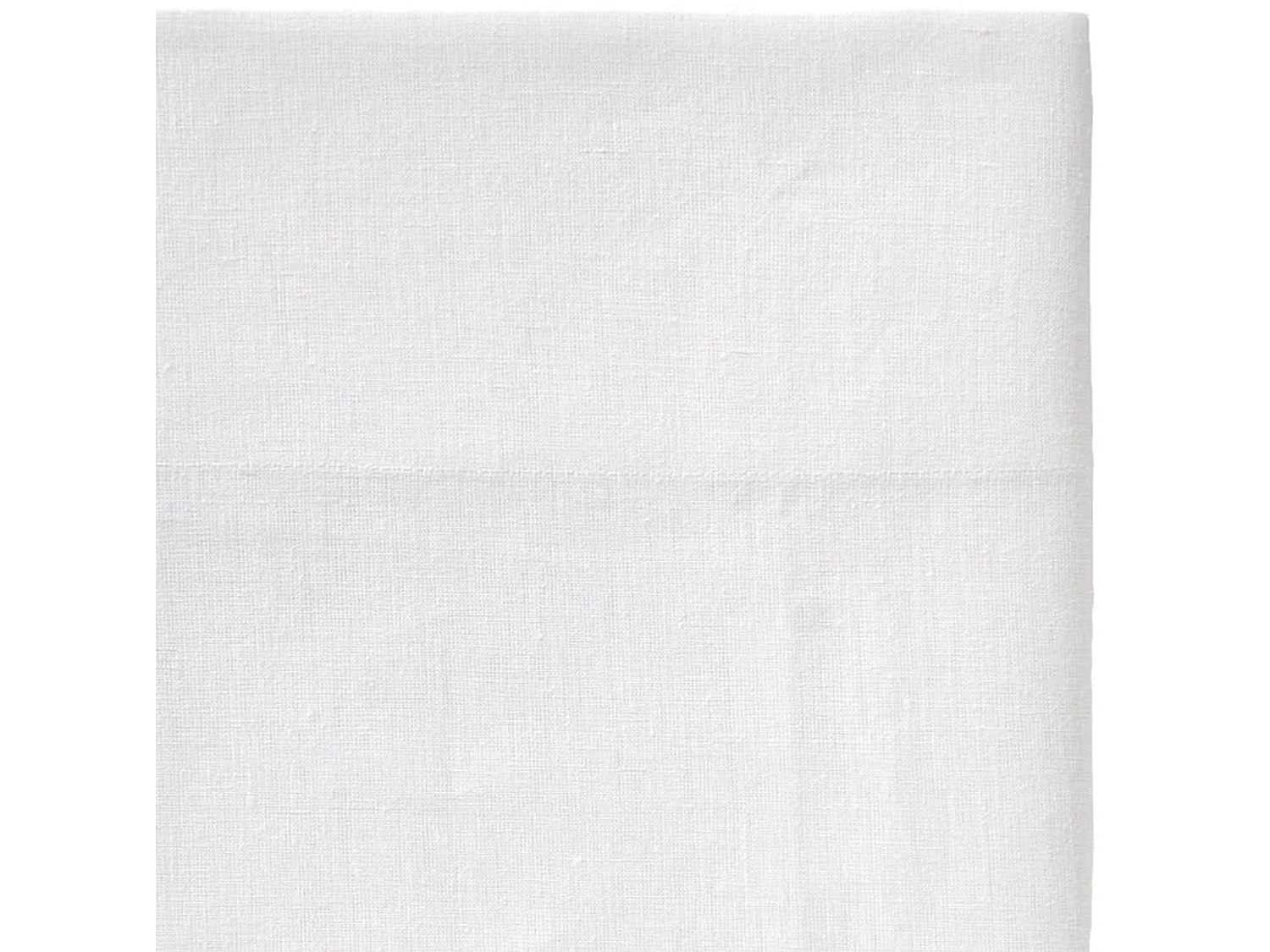 Drap plat blanc 100% lin 240x310 cm