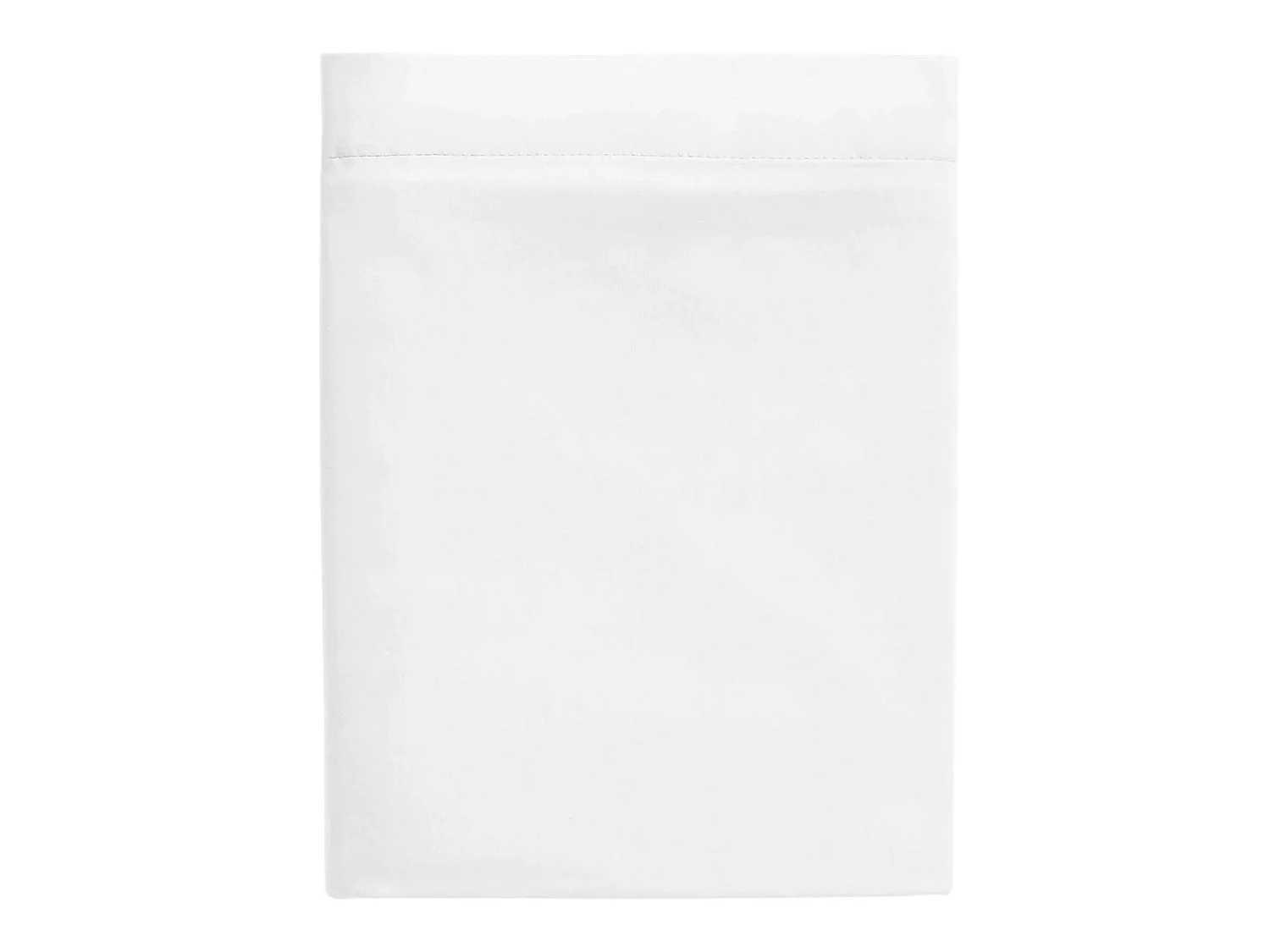 Drap plat blanc 100% satin de coton 270x310 cm