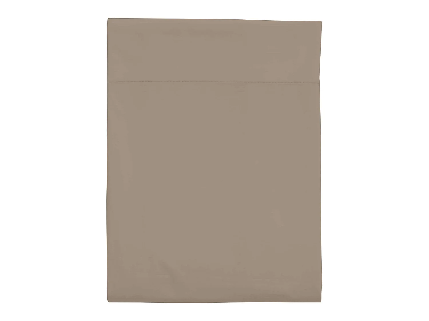 Drap plat 100% coton biscuit 240x310 cm