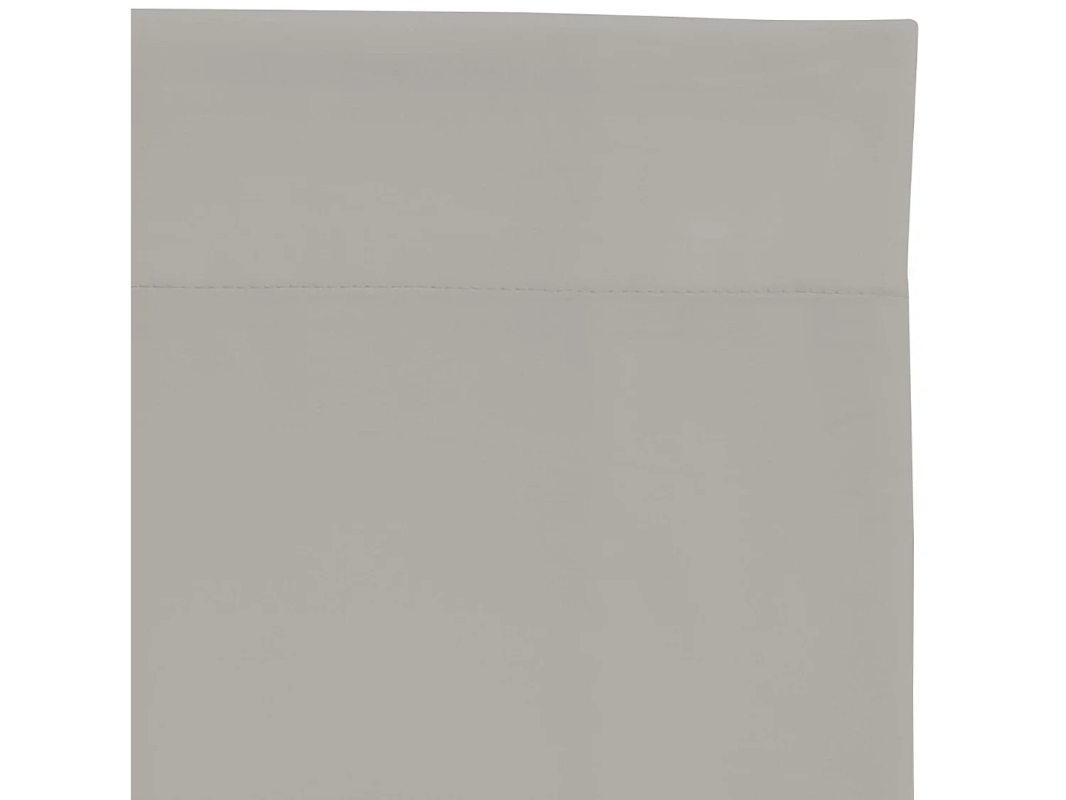 Drap plat 100% coton gris mastic 180x290 cm